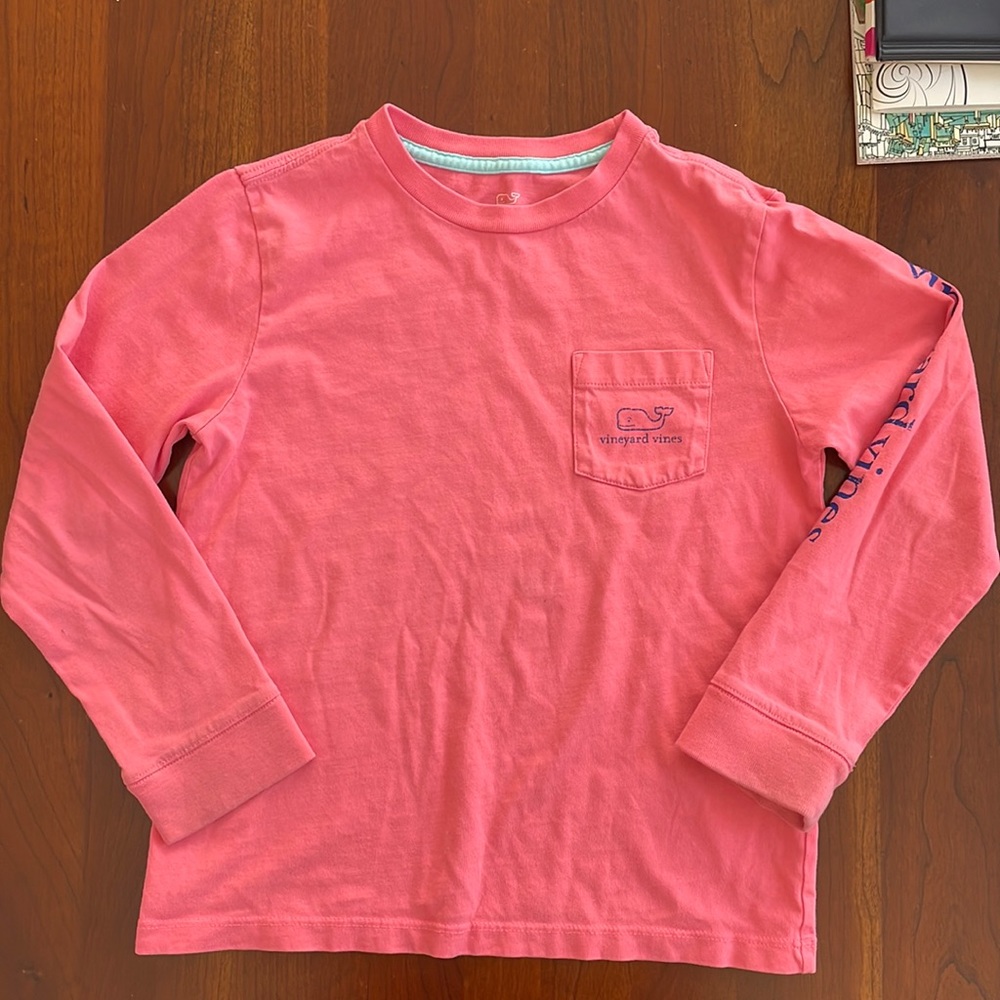 Girls vineyard vines pink long sleeve